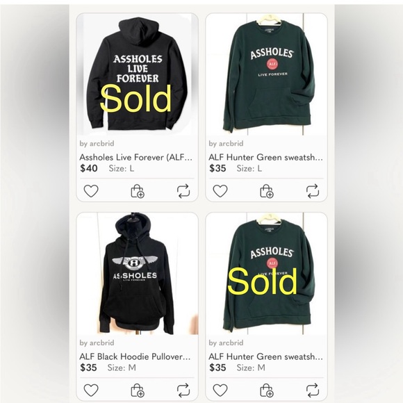 ALF Black Hoodie Pullover sz Medium - Picture 7 of 7